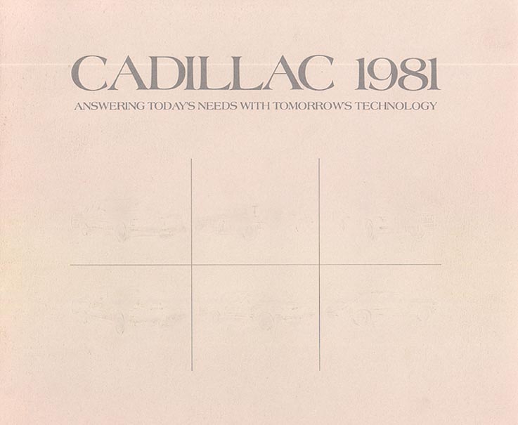 1981 Cadillac Brochure Page 2